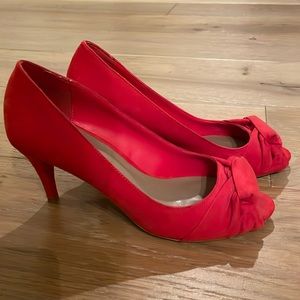 Zara Faux Suede Pumps.